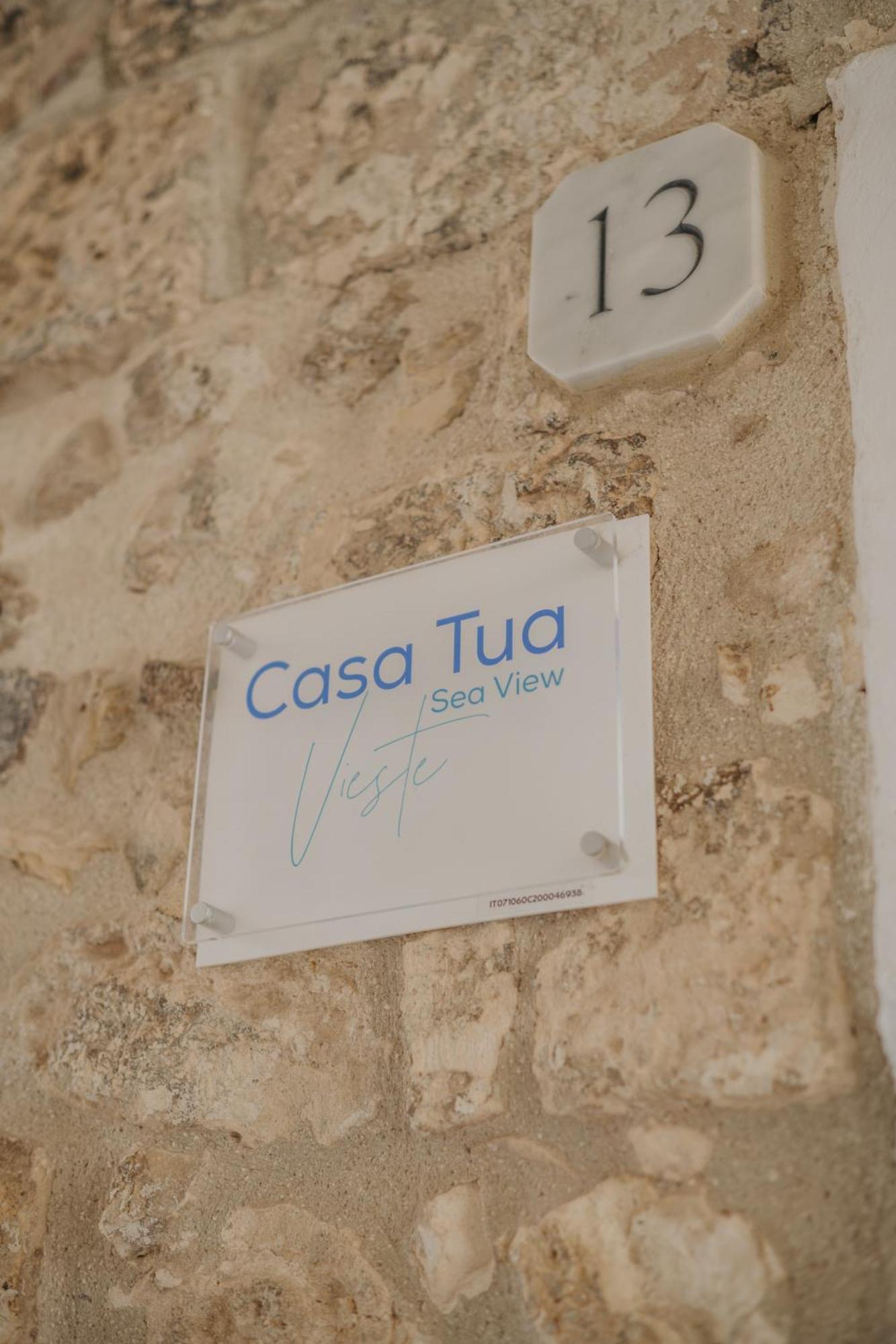 Вилла Casa Tua - Sea View Chianca Вьесте Экстерьер фото